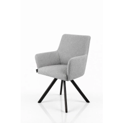 Krzesło Obrotowe KR-158 Kolory Tkanina Odcień Popielu / Jasnego Szarego